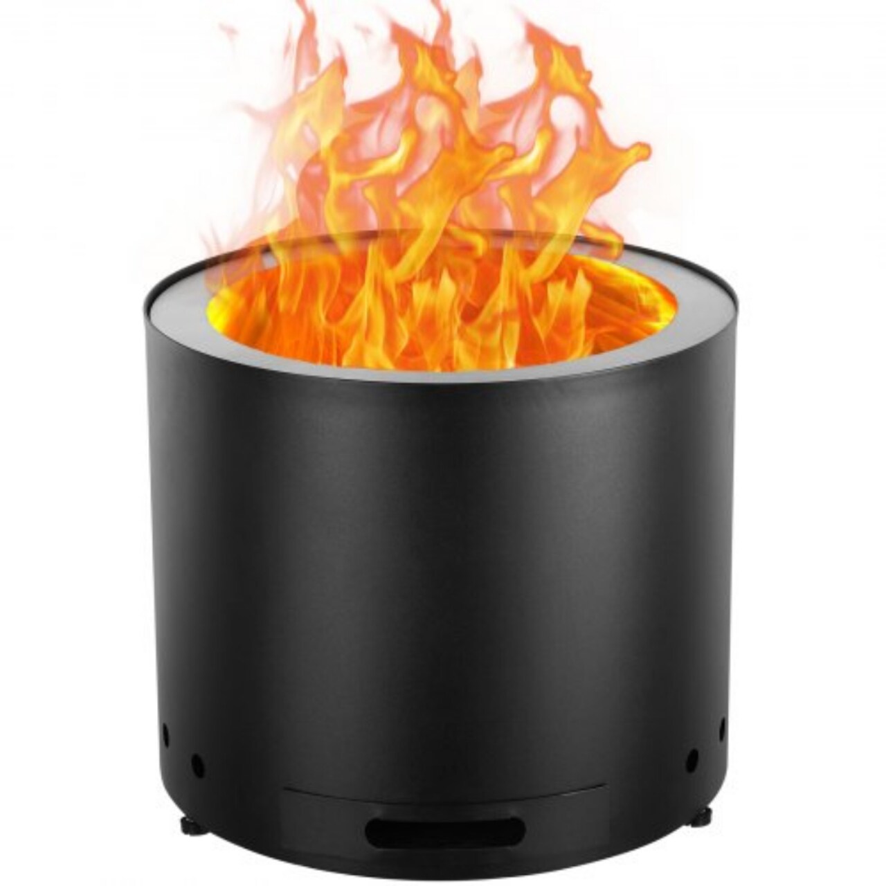 Smokeless Fire Pit Stove Wood Burning Portable Firepit with Removable Ash Pan Outdoor